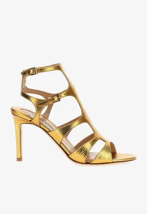 105 Metallic Leather Sandals