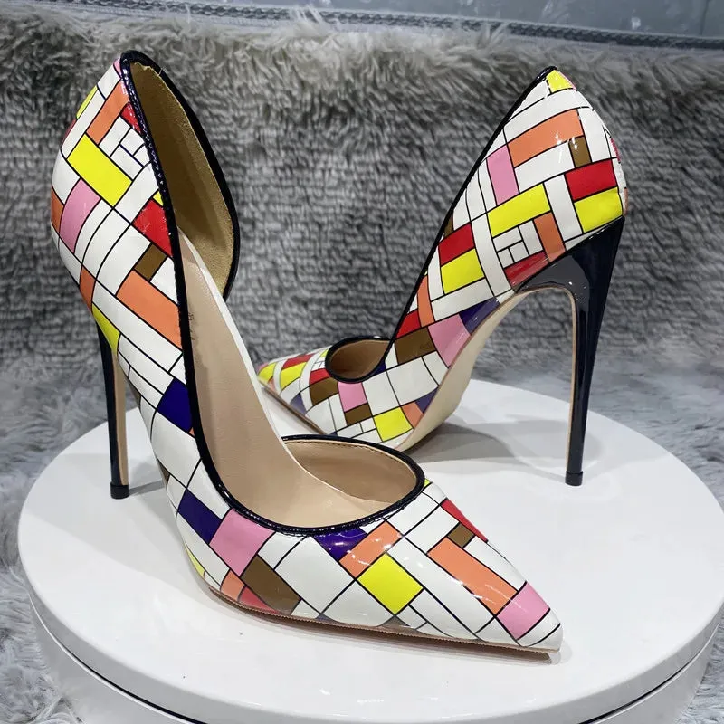 12cm sexy Side air high heels  women's high heels