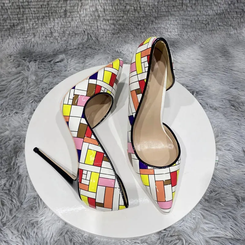 12cm sexy Side air high heels  women's high heels