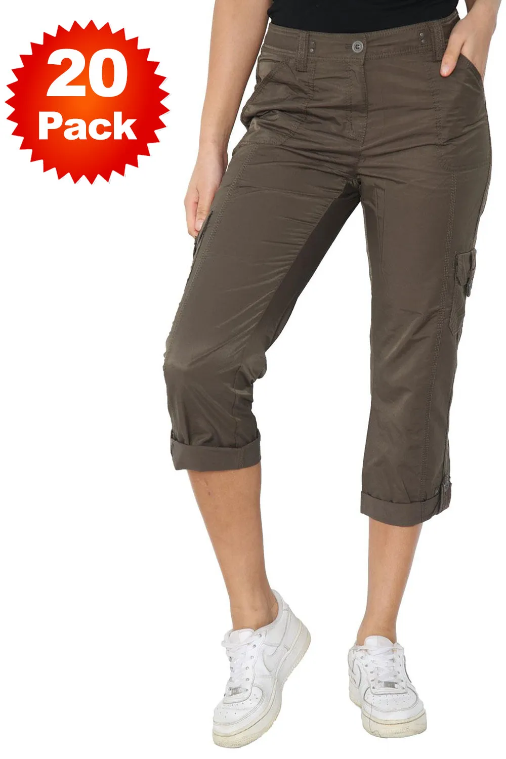 20 Pack Ladies Cargo Combat Trouser