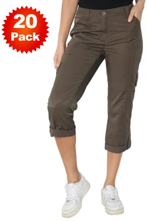 20 Pack Ladies Cargo Combat Trouser