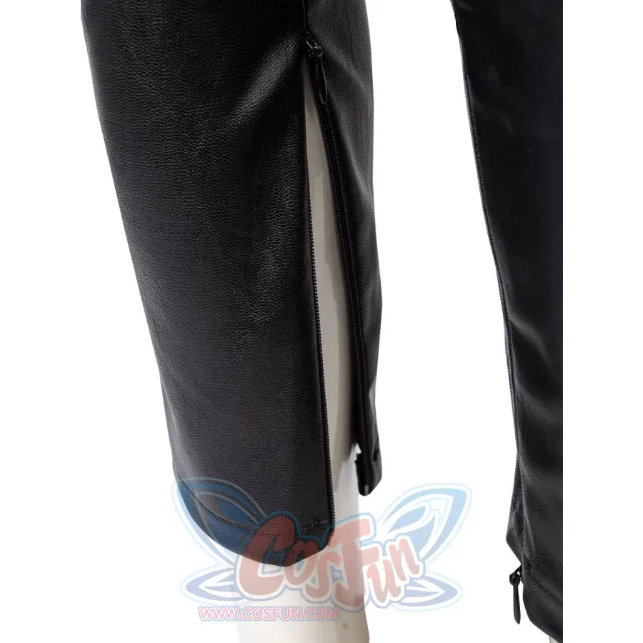 2021 Movie Cruella Estella Cruella de Vil Cosplay Costume Spotted Dress C00621