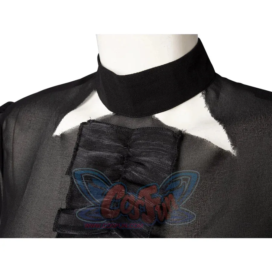 2021 Movie Cruella Estella Cruella de Vil Cosplay Costume Spotted Dress C00621