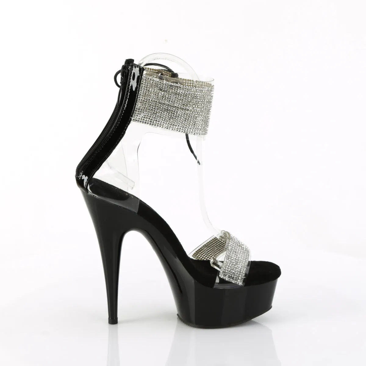 6" Heel  Sandal with Ankle Cuff (DELIGHT-627RS)