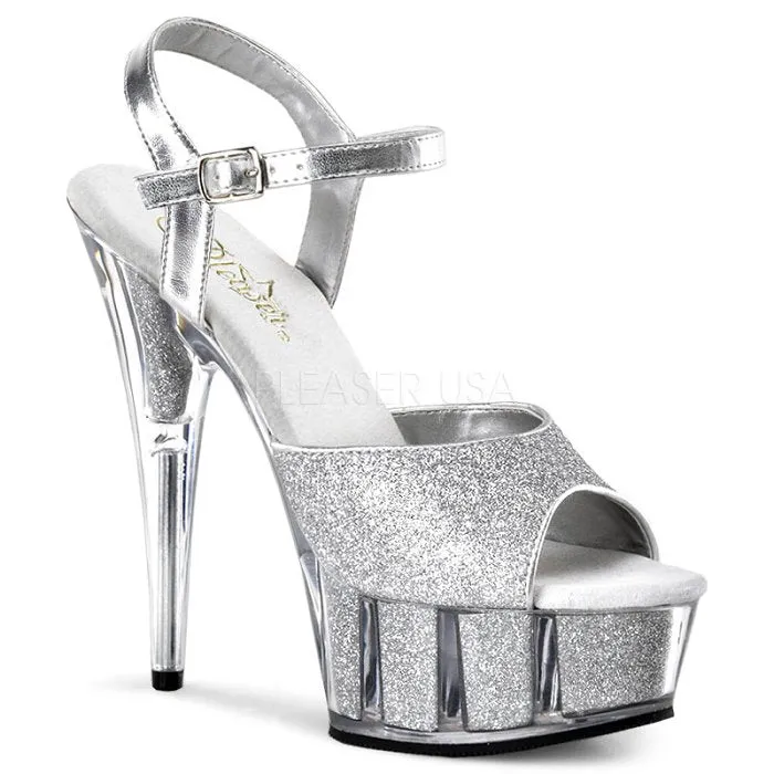 6" Stiletto Glitter Platform (DELIGHT-609-5G)