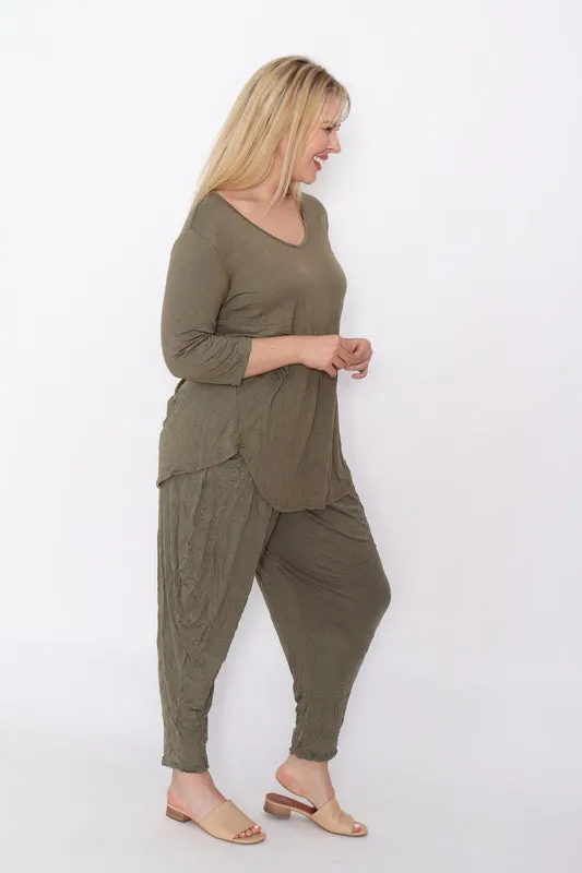 7987 Khaki top & 7774 pants