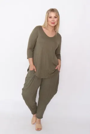 7987 Khaki top & 7774 pants