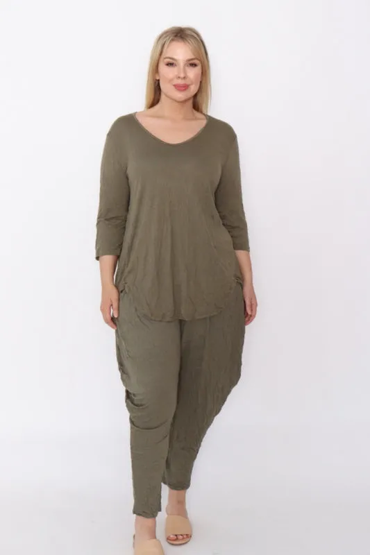 7987 Khaki top & 7774 pants