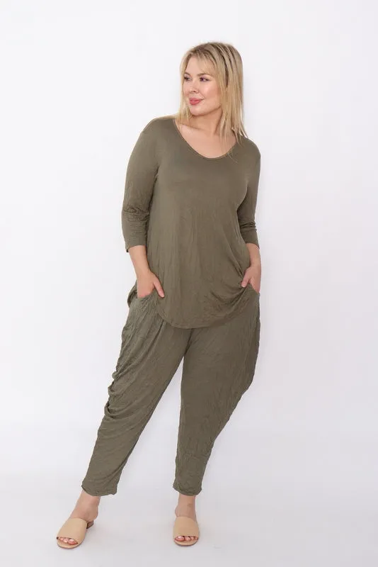 7987 Khaki top & 7774 pants