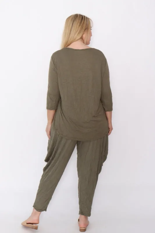 7987 Khaki top & 7774 pants