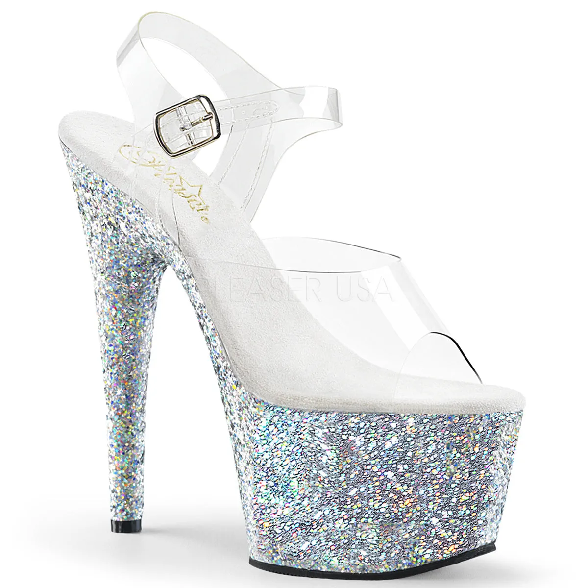 7" Stiletto Glitter Platform (ADORE-708LG)