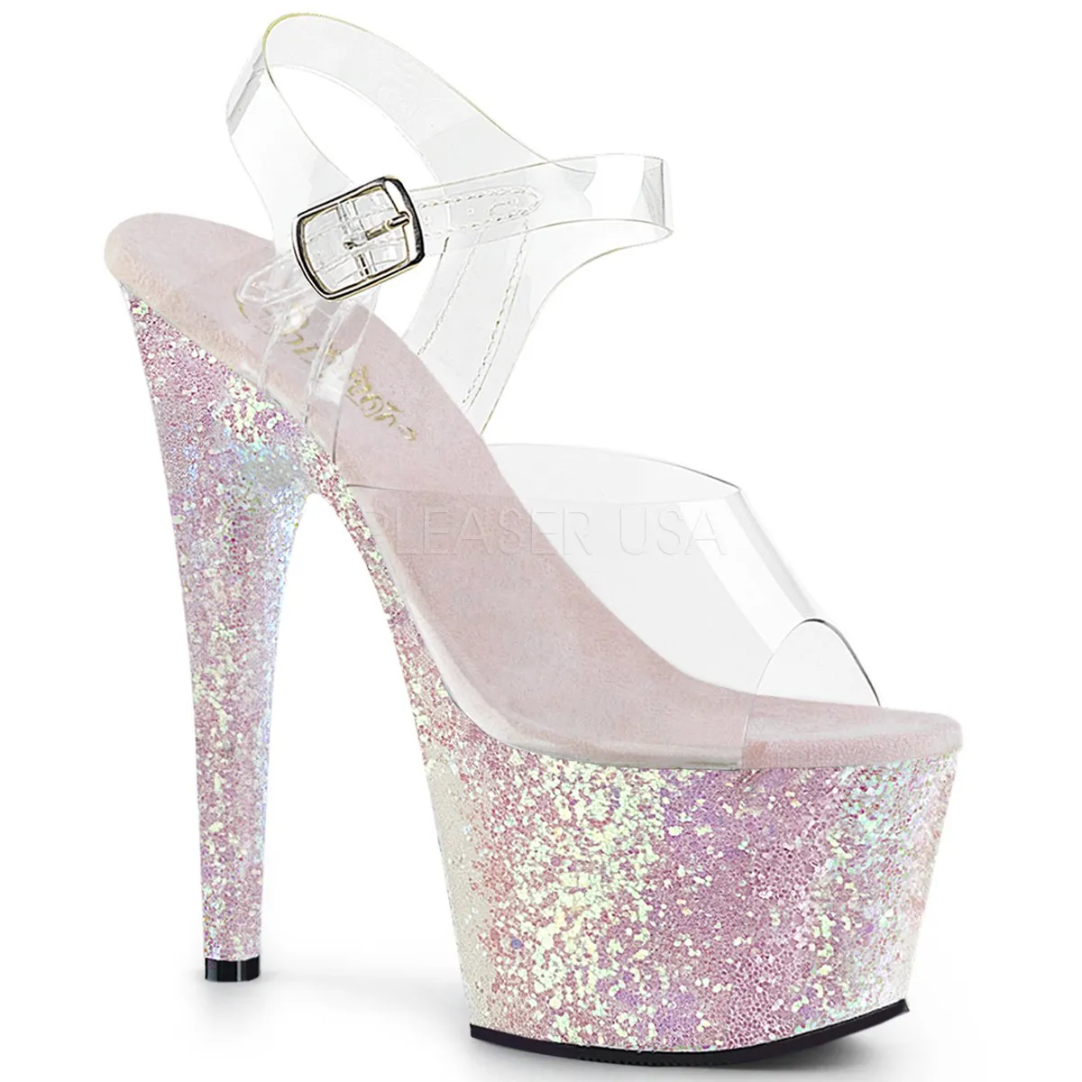 7" Stiletto Glitter Platform (ADORE-708LG)