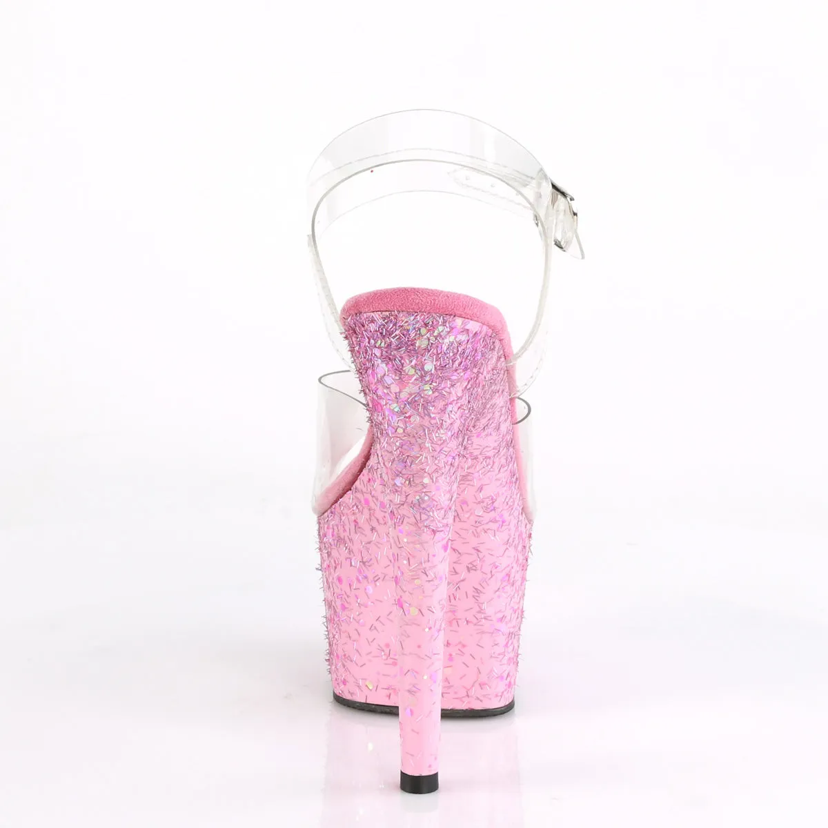 7" Stiletto Platform With Confetti (ADORE-708CF)