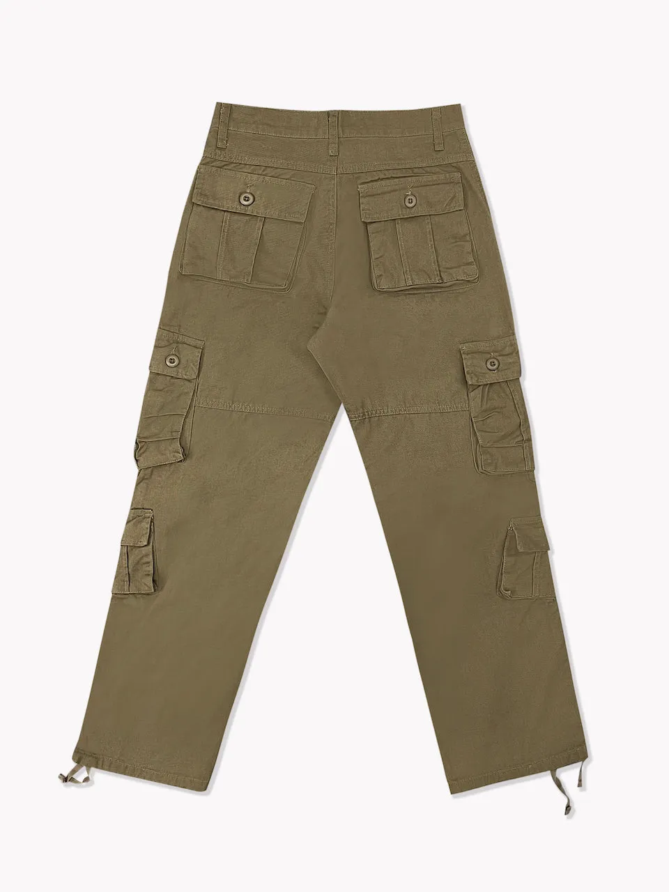 8 Pocket Cargo Pants-Khaki