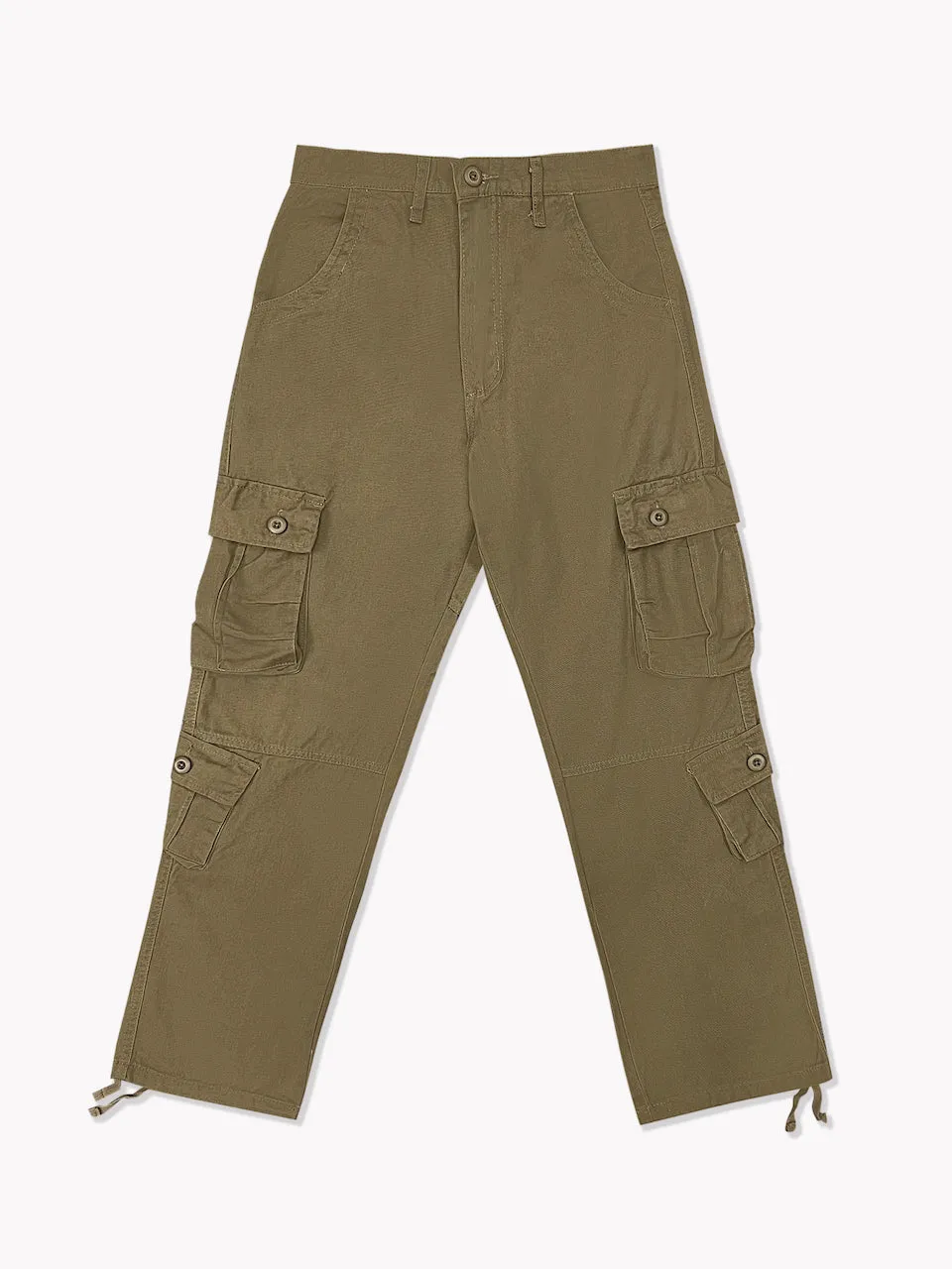 8 Pocket Cargo Pants-Khaki