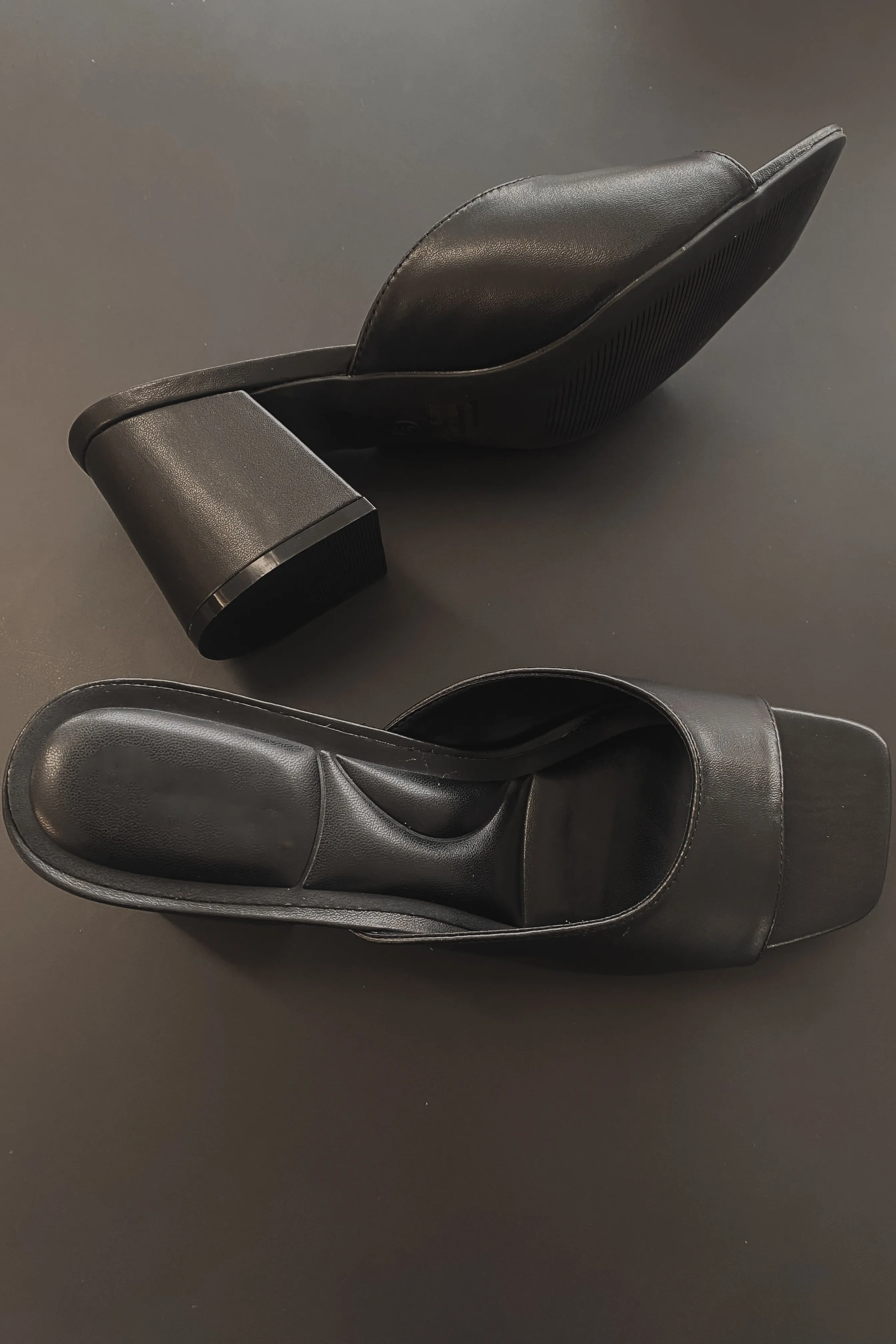 A Night Out With Class Slip On Open Toe Block Heel