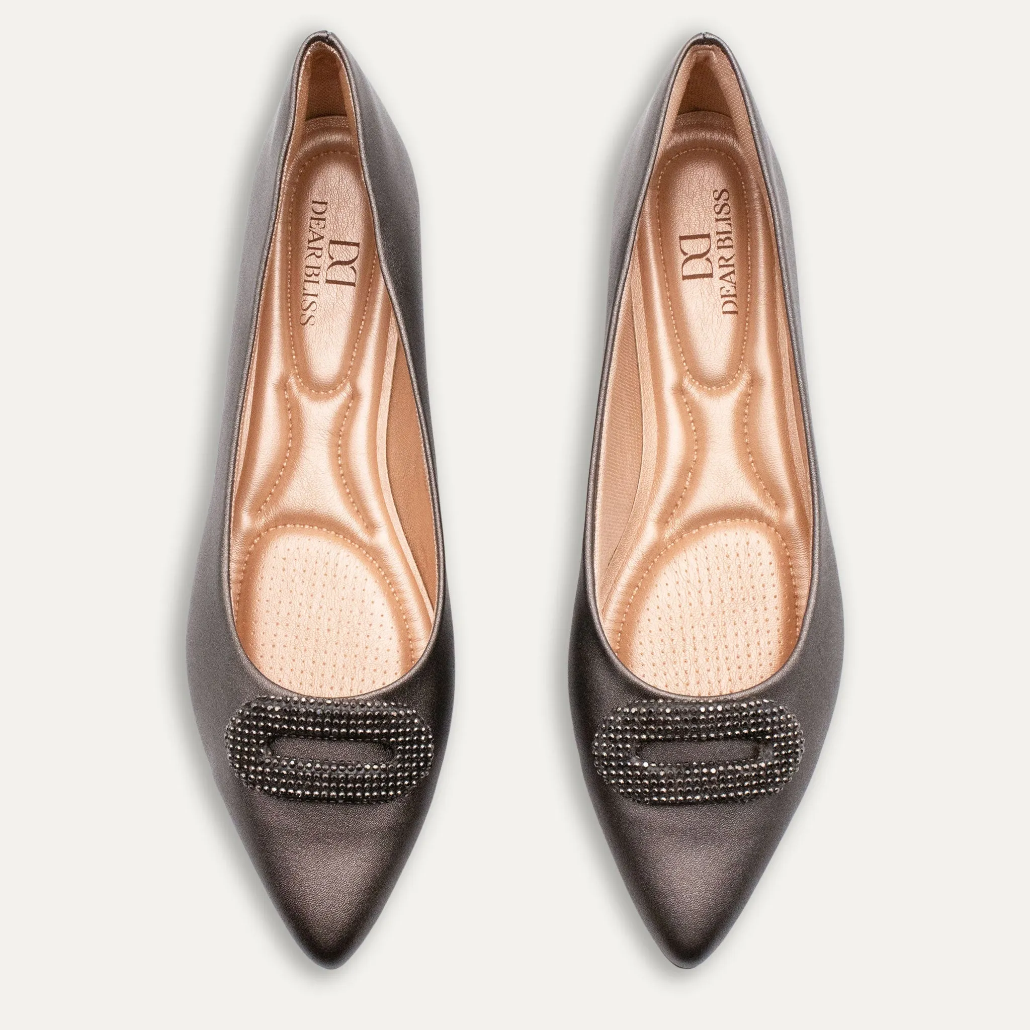 Adelina Onix Pointed Toe Flats
