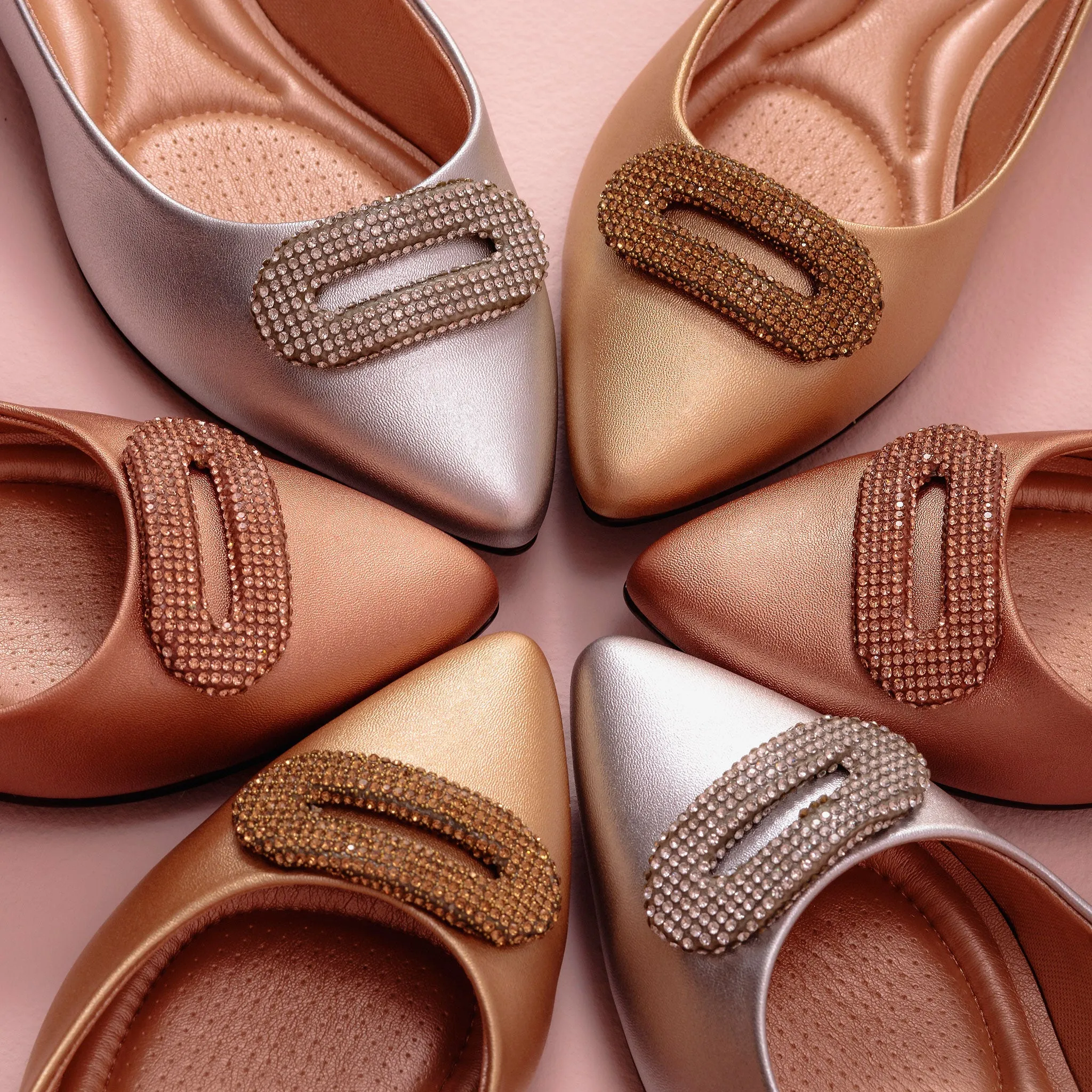 Adelina Onix Pointed Toe Flats