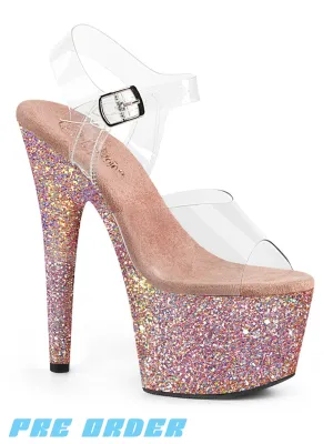 ADORE-708LG - DUSTY BLUSH GLITTER ✰ PRE ORDER ✰