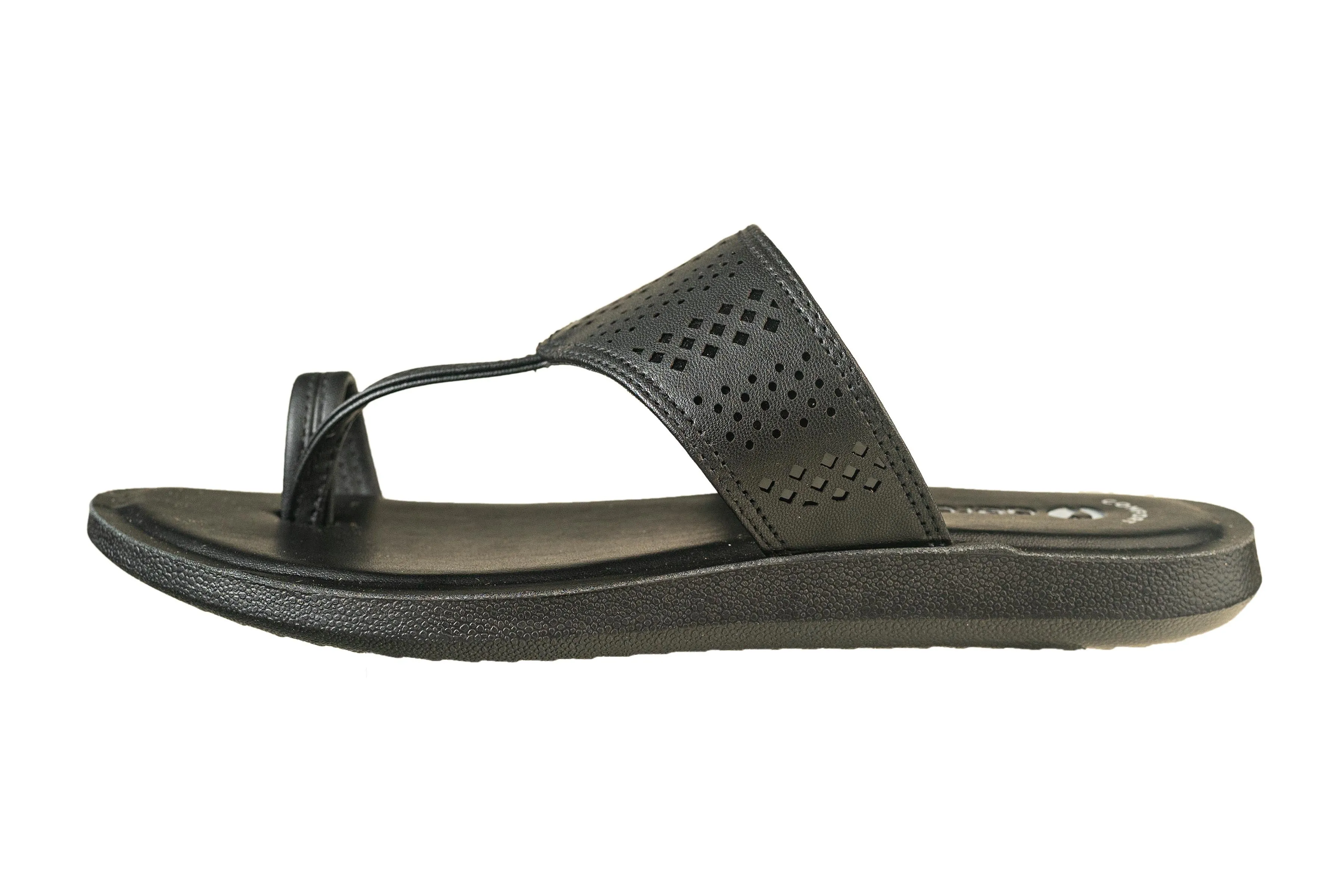 Aeroblu Ladies Black Chappal PU (Cs Pu C 061 R)