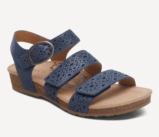 Aetrex Lilly Cutout - Navy
