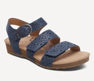 Aetrex Lilly Cutout - Navy