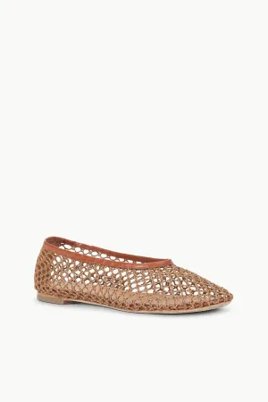 Alba Ballet Flat Tan Netting