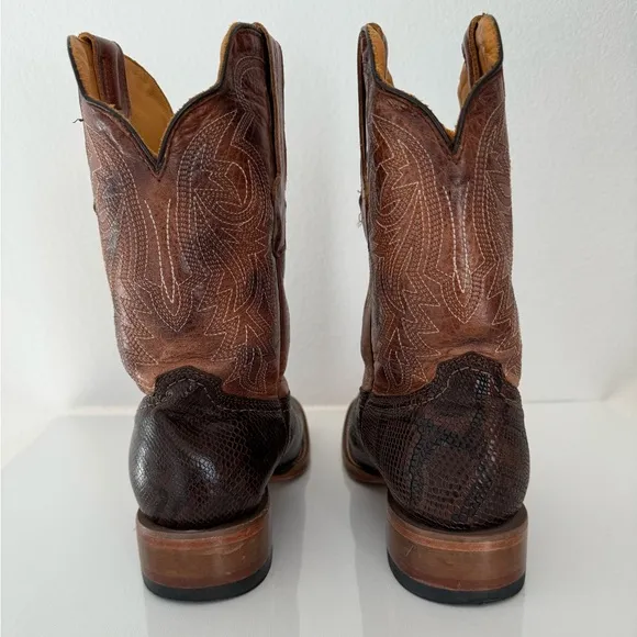 ALFA boys square toe western boots size 4