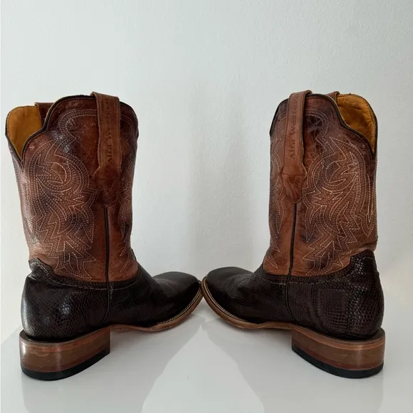 ALFA boys square toe western boots size 4