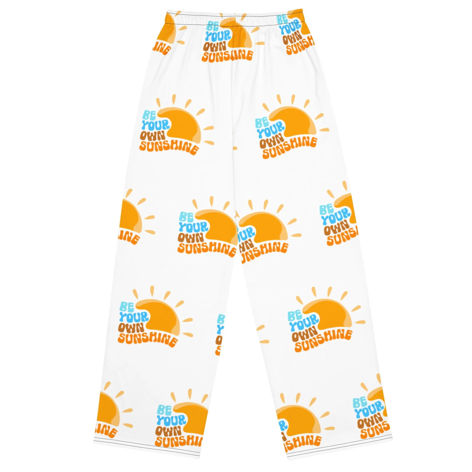 All-over print unisex wide-leg pants