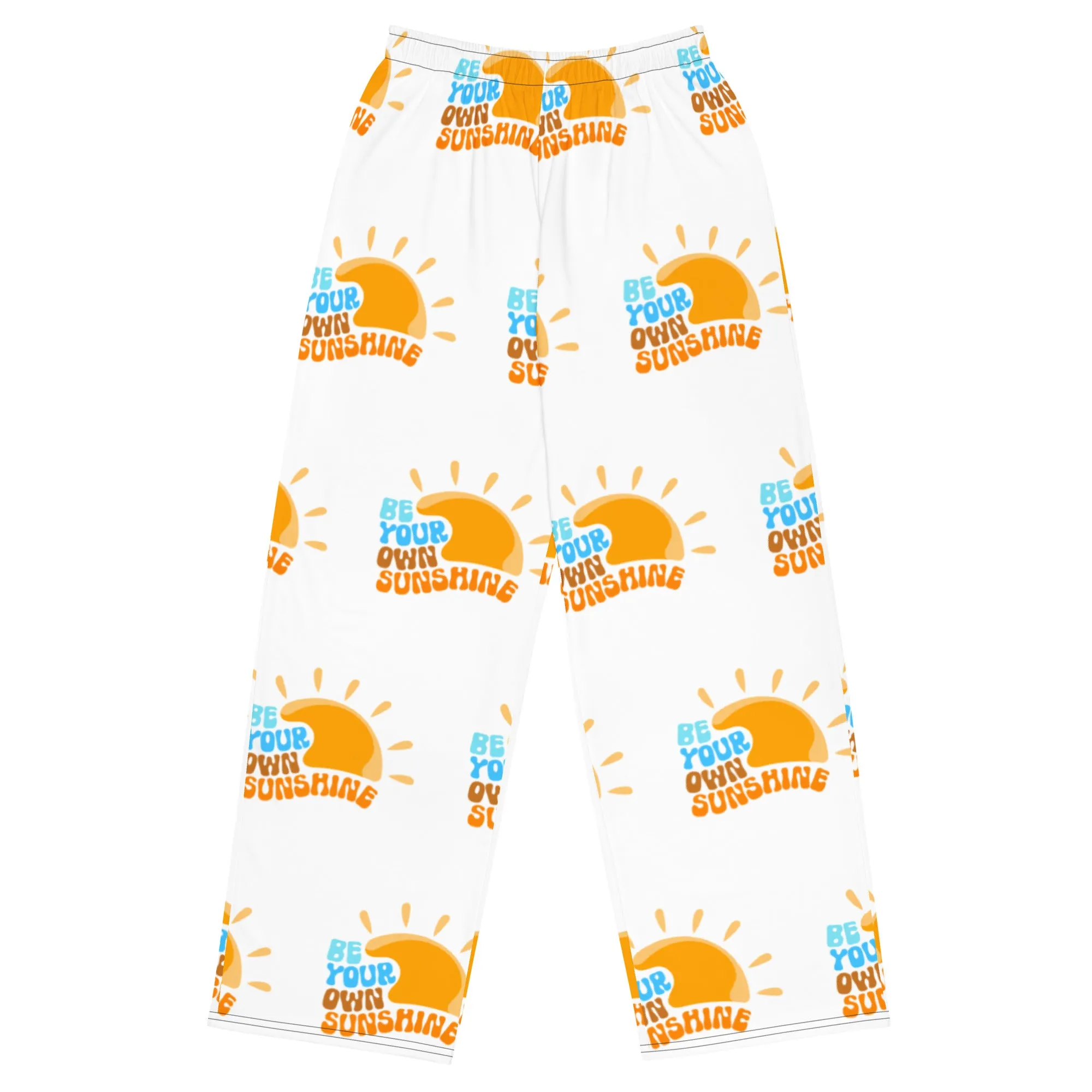All-over print unisex wide-leg pants