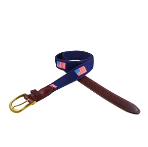 American Flag Ribbon Belt