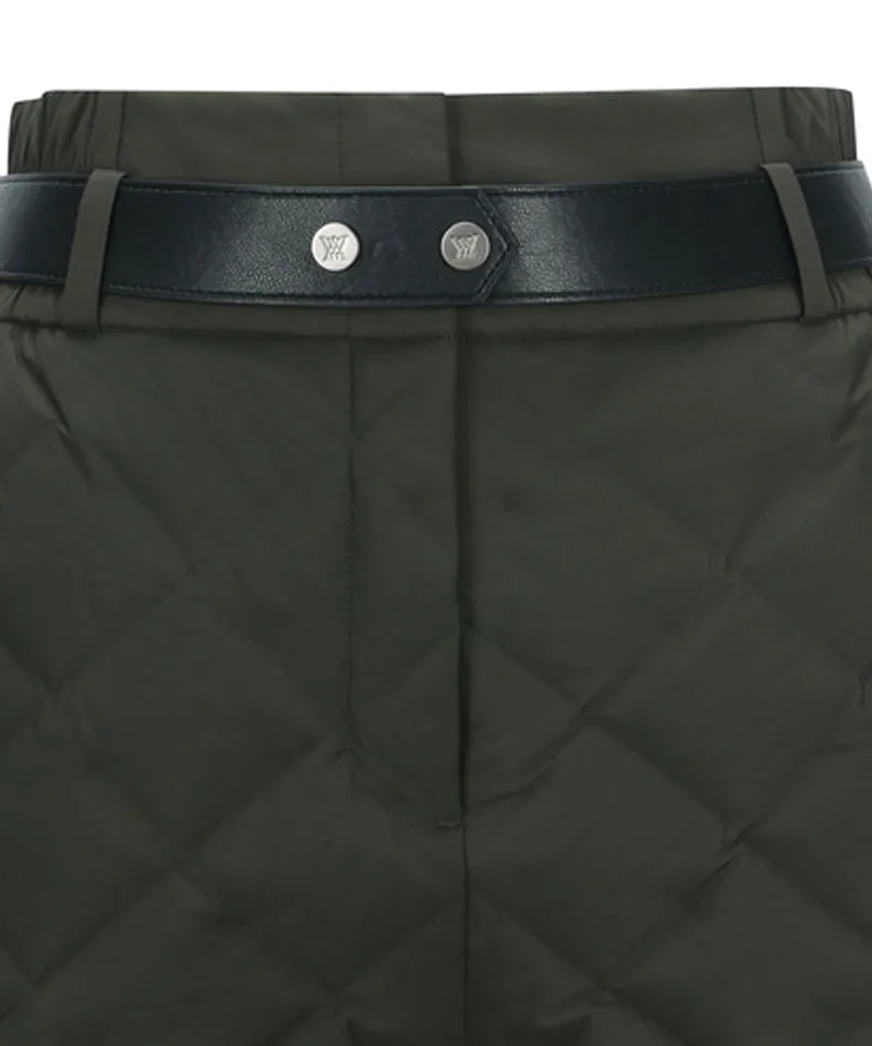 ANEW GOLF Women's Tube Down Set-Up Half Pants - Khaki