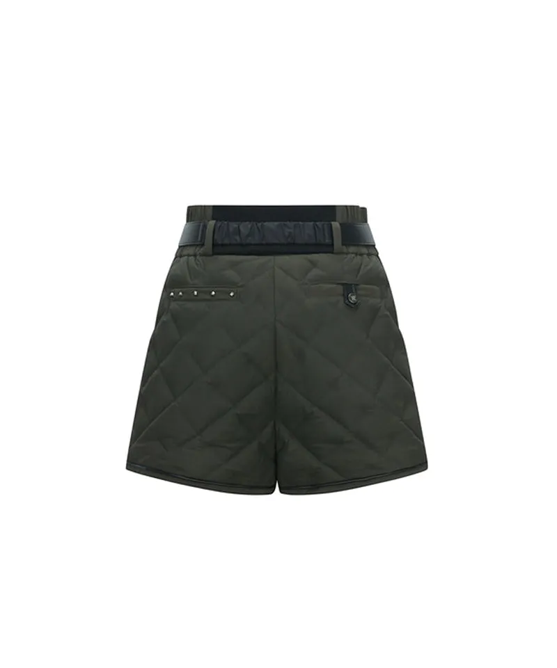 ANEW GOLF Women's Tube Down Set-Up Half Pants - Khaki