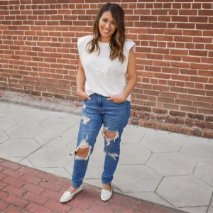 Angelina Mom Jeans