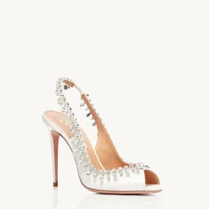 Ankle Strap Rhinestones Tassel High Heels