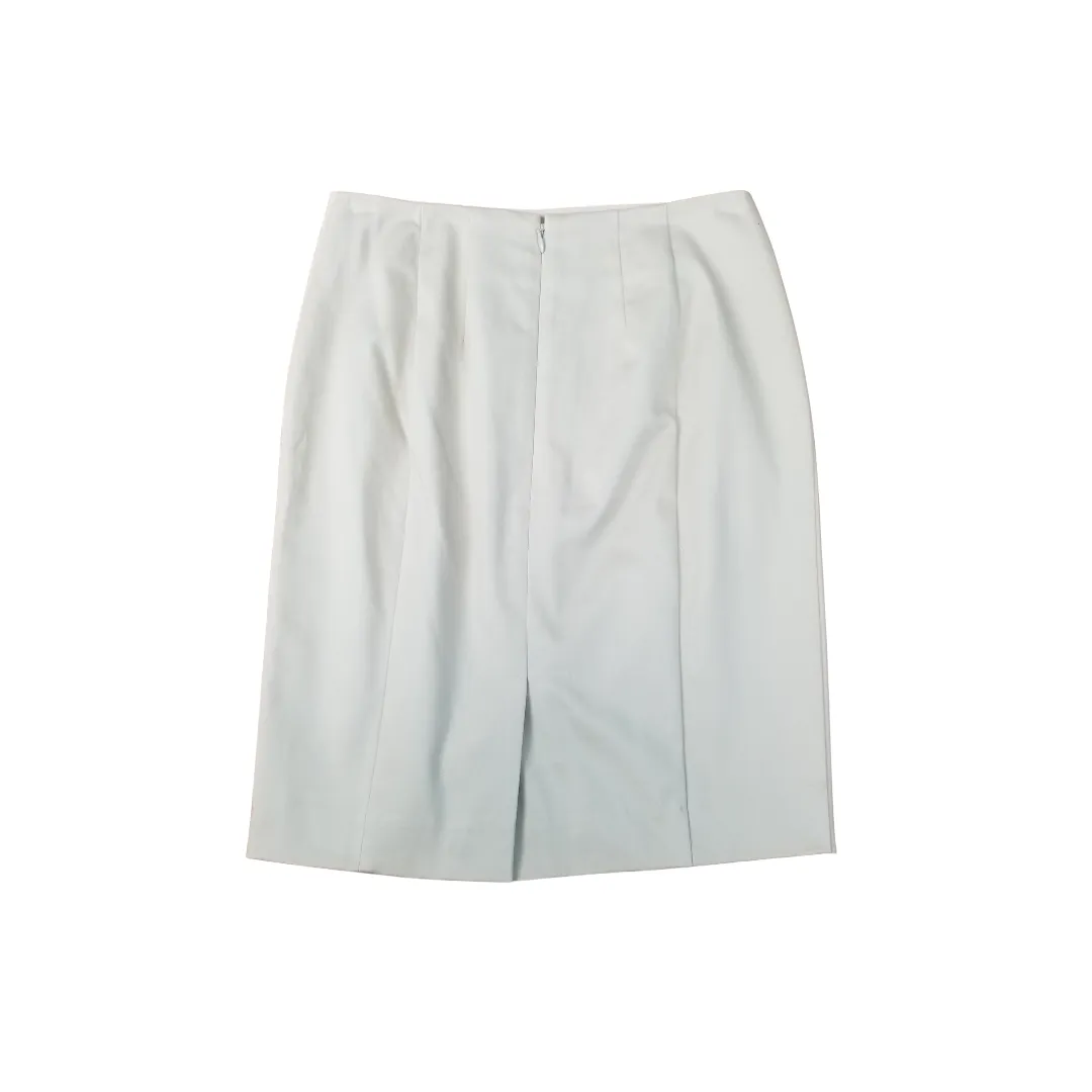 Ann Taylor Khaki Pencil Skirt
