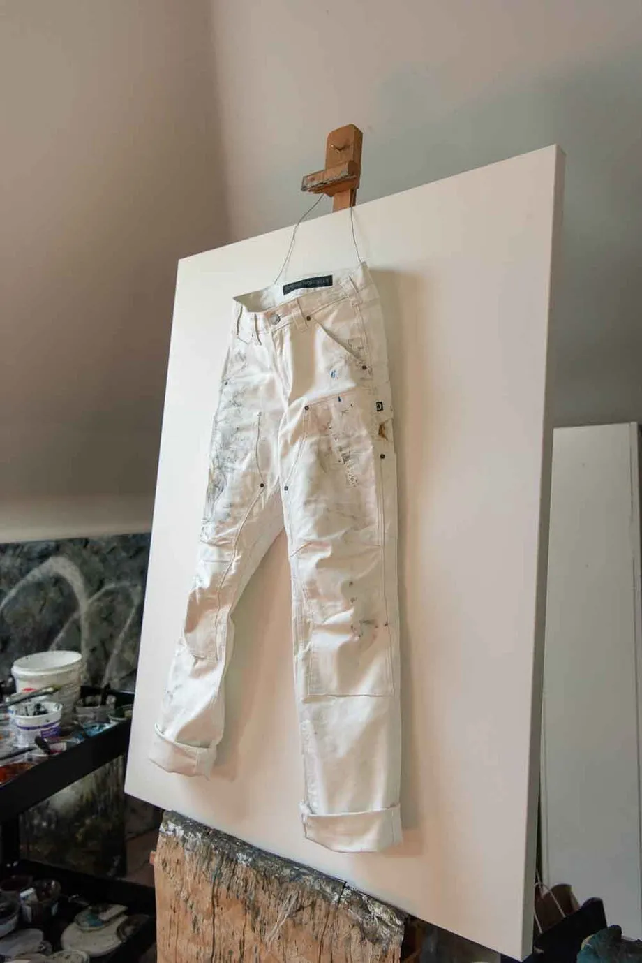 Anna Task Pant - Painter's White
