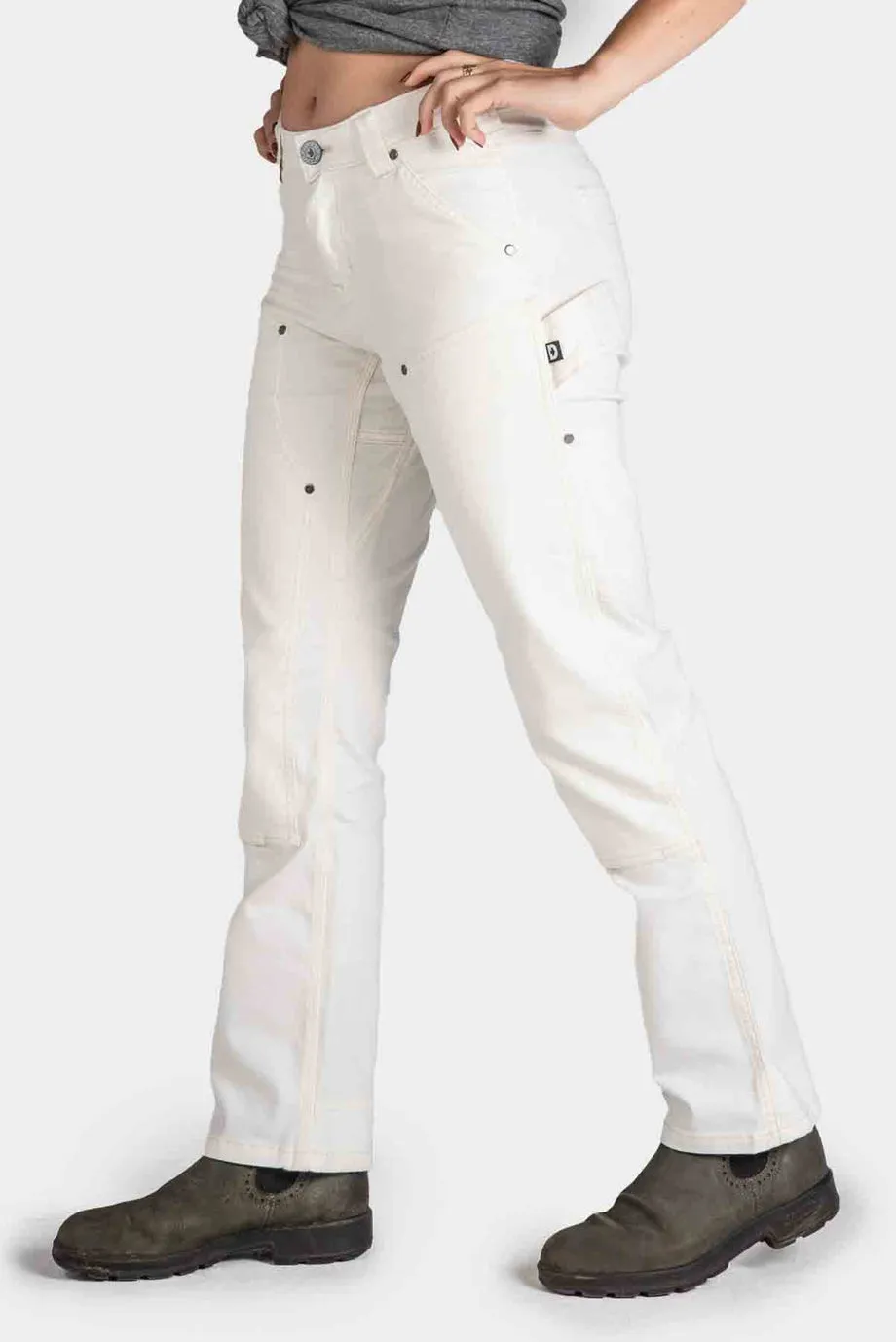 Anna Task Pant - Painter's White
