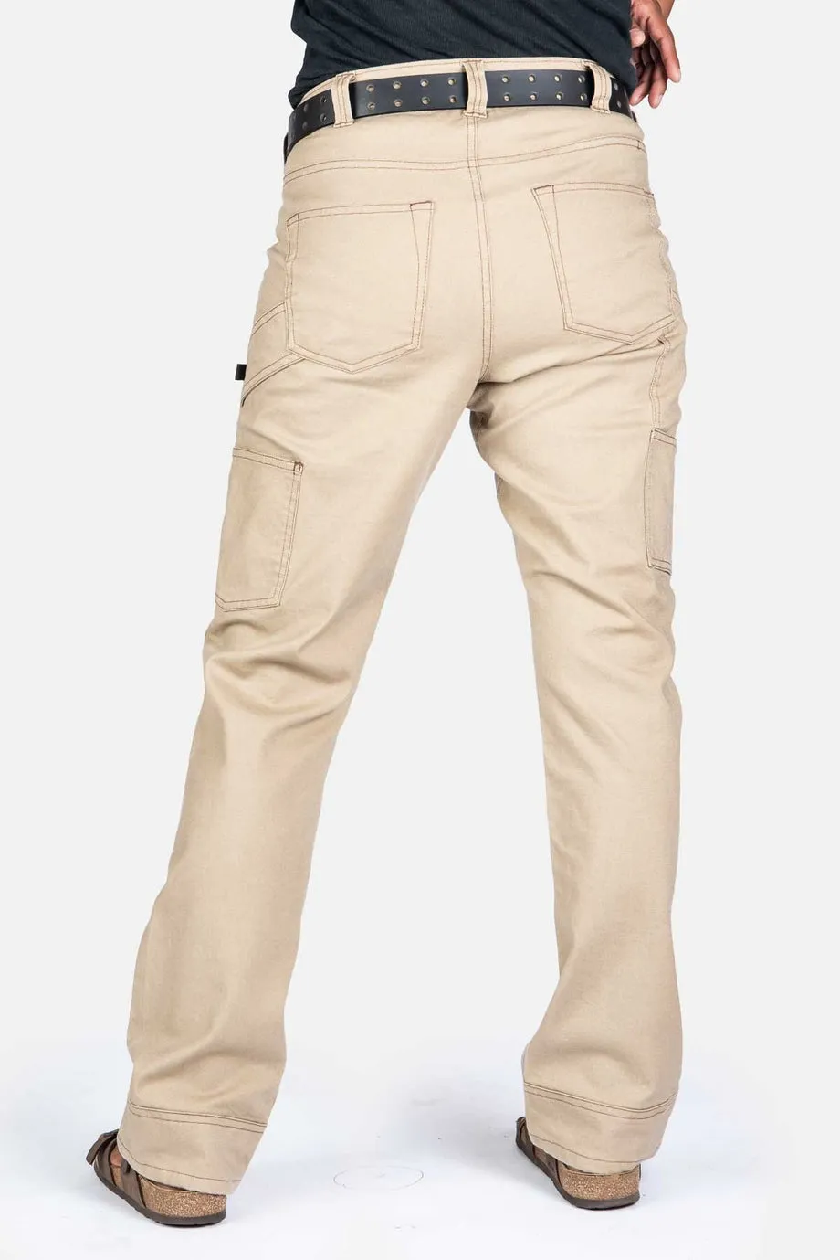 Anna Taskpant in Khaki Canvas