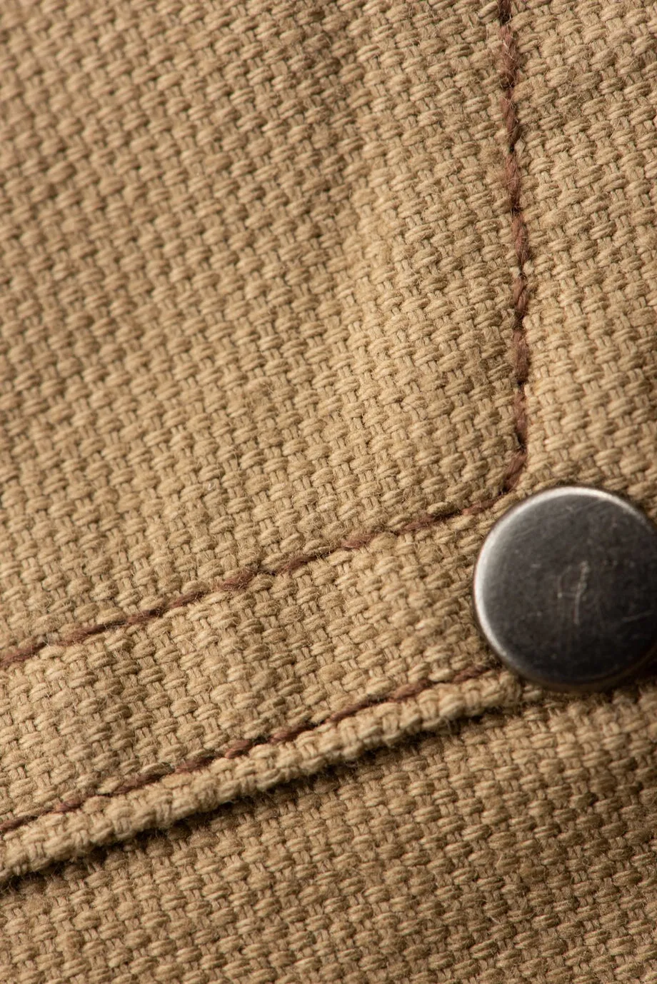 Anna Taskpant in Khaki Canvas
