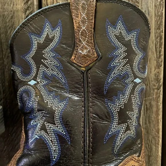 Ariat Kids Unisex Tombstone Western Cowboy Boots Sz 2.5