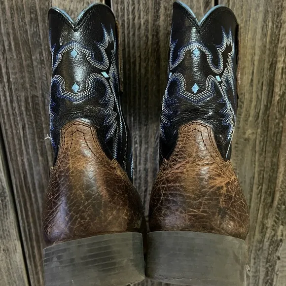 Ariat Kids Unisex Tombstone Western Cowboy Boots Sz 2.5
