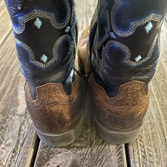 Ariat Kids Unisex Tombstone Western Cowboy Boots Sz 2.5