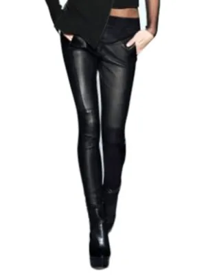 Attention-Grabbing Skinny Leather Pants