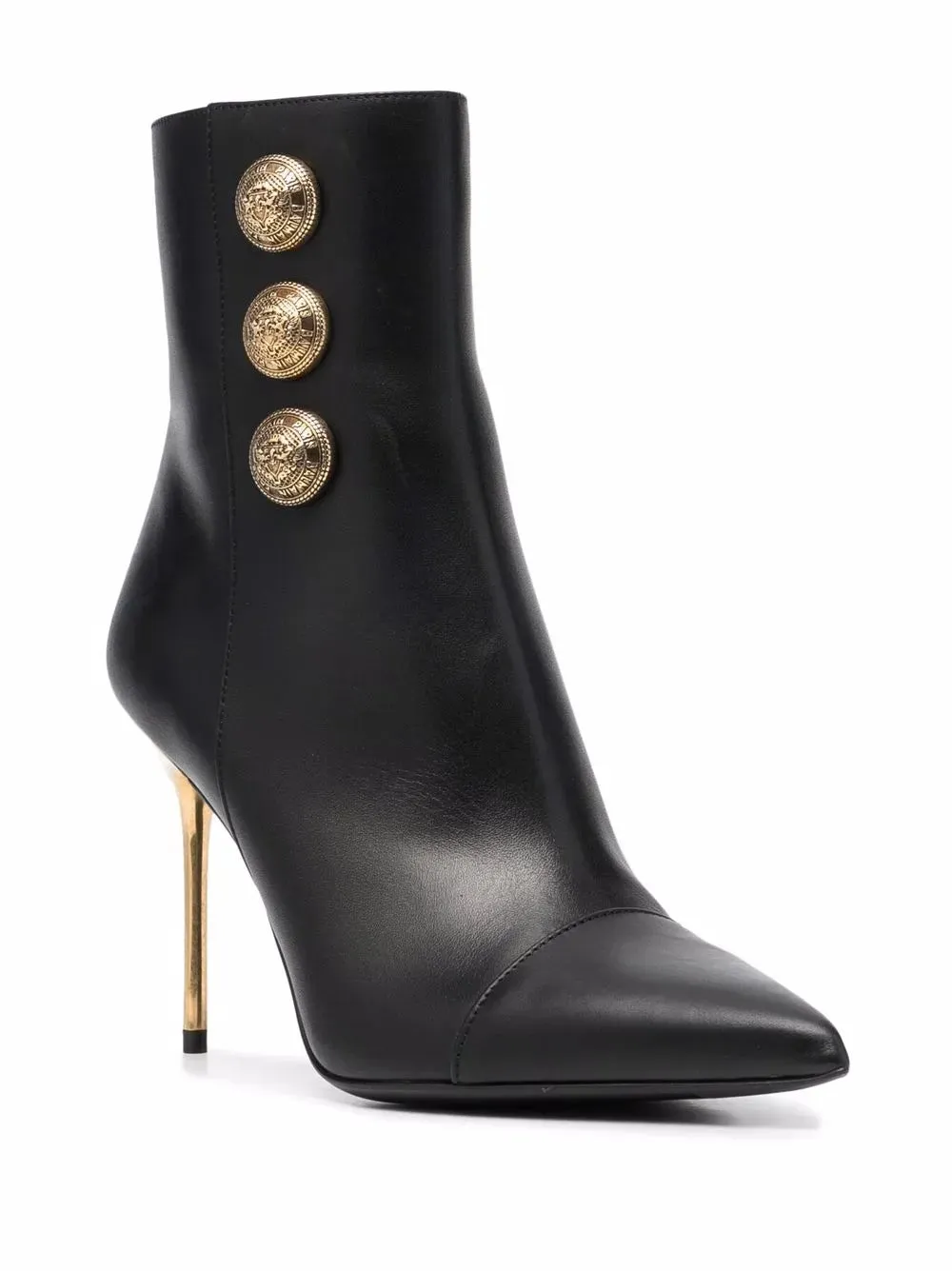 Balmain Roni leather ankle boots