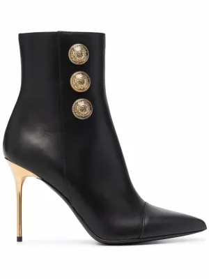 Balmain Roni leather ankle boots