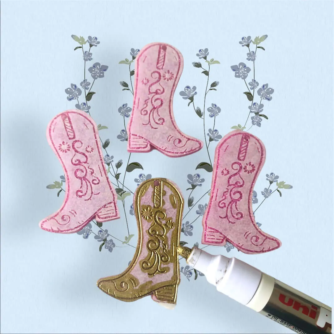 Bamboo Cowgirl Boots - 2 pair Set
