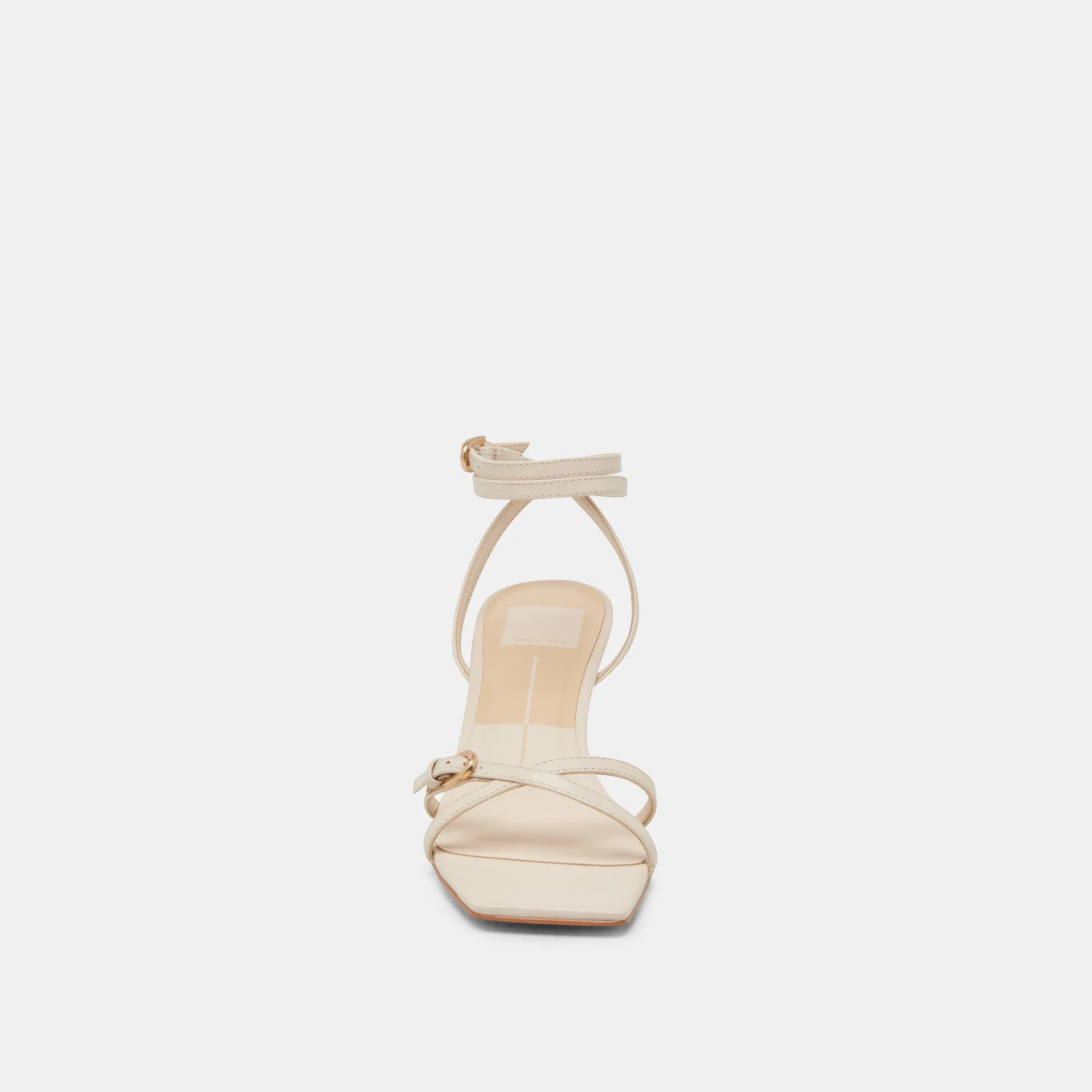 BAMBY HEELS BONE LEATHER