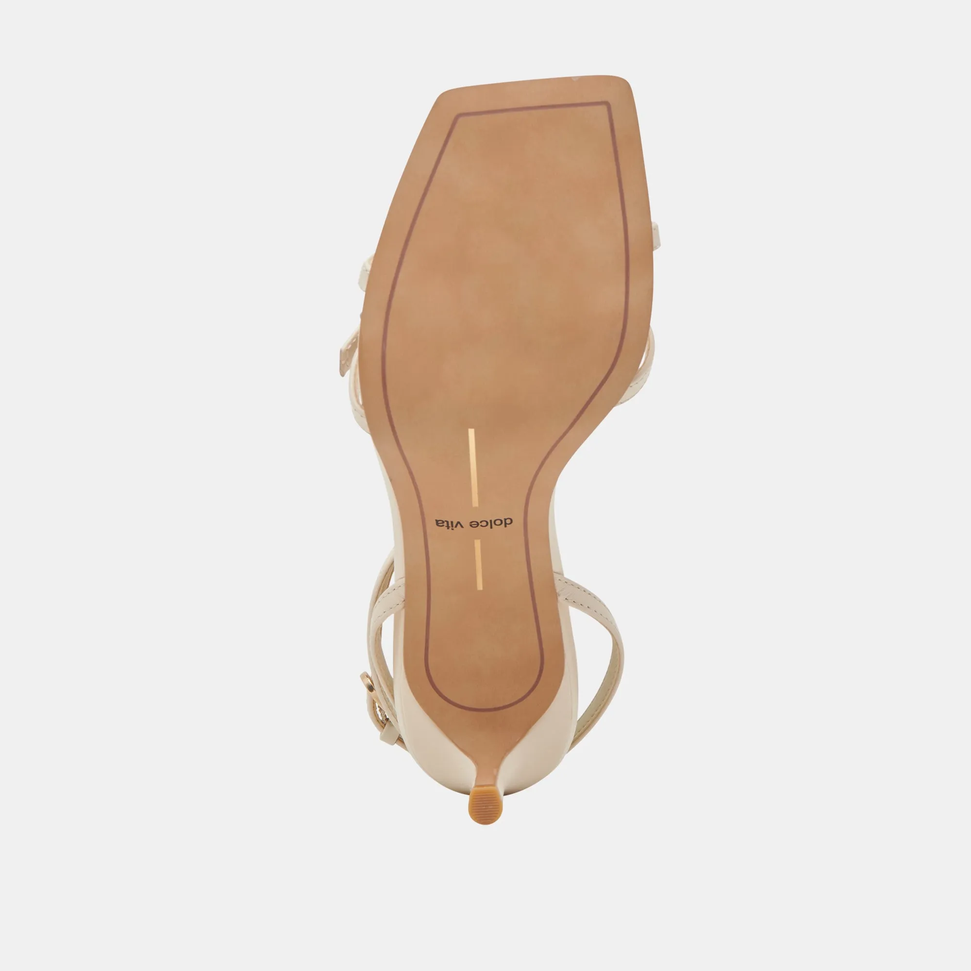 BAMBY HEELS BONE LEATHER